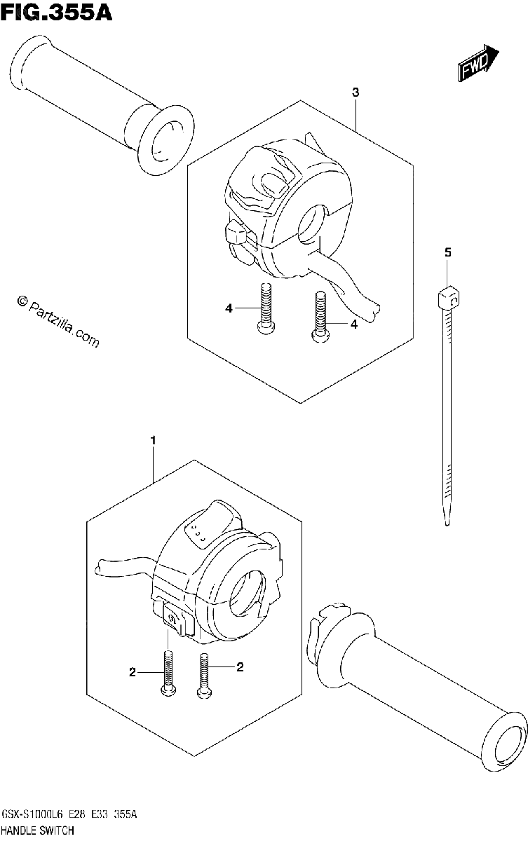 Diagrama de HANDLE SWITCH