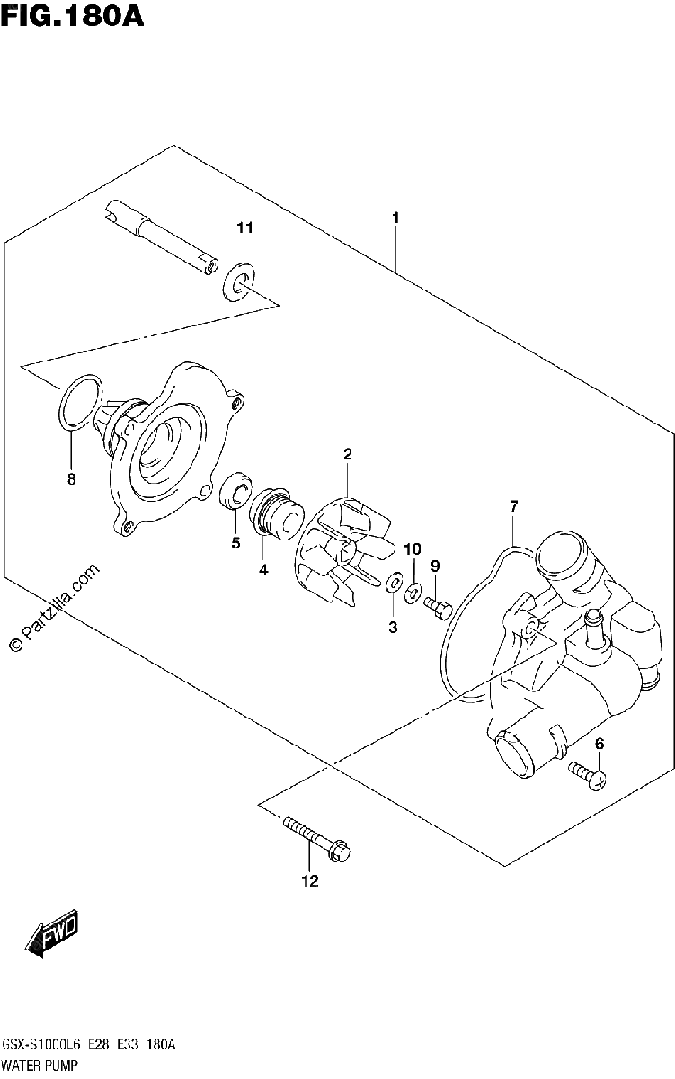Diagrama de WATER PUMP