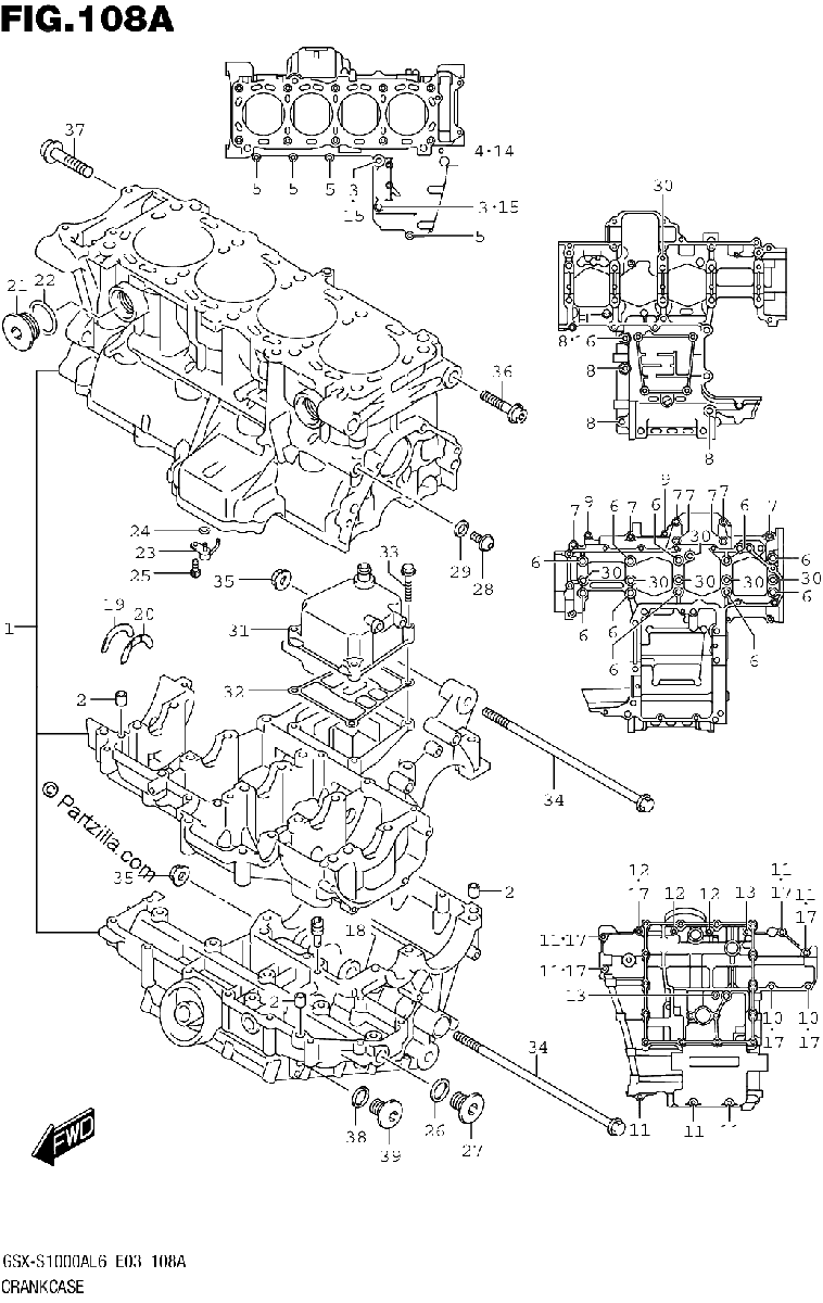 Diagrama de CRANKCASE
