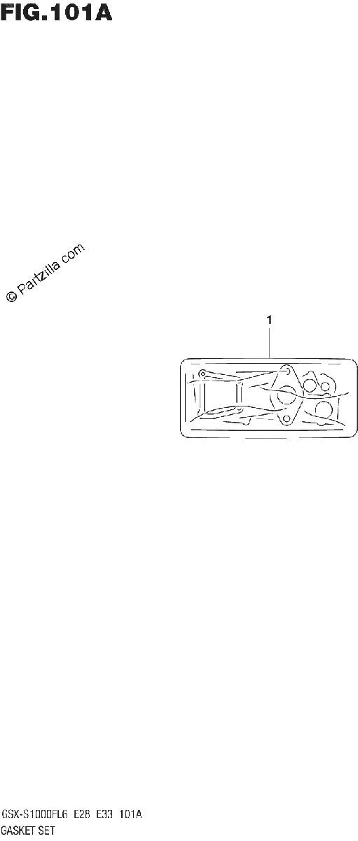 Diagrama de GASKET SET