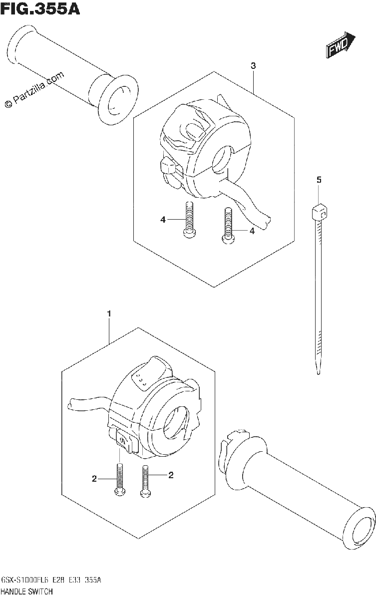 Diagrama de HANDLE SWITCH