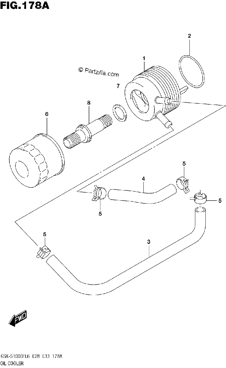 Diagrama de OIL COOLER