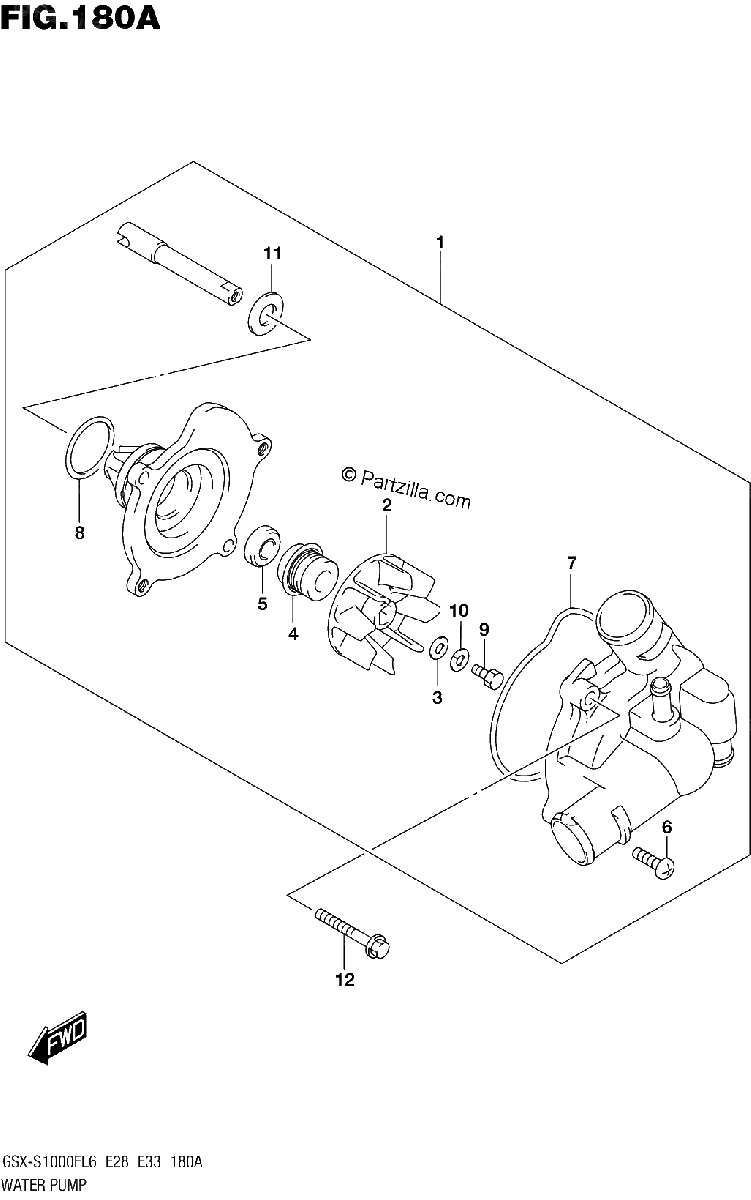 Diagrama de WATER PUMP