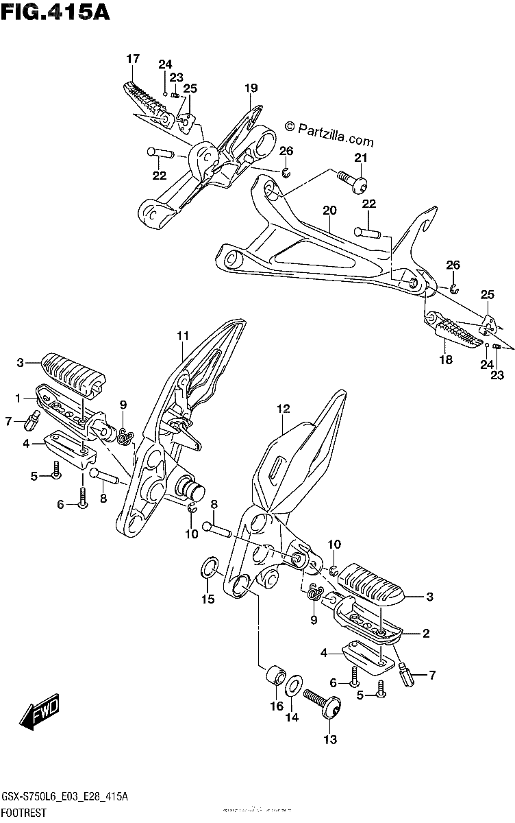 Diagrama de FOOTREST