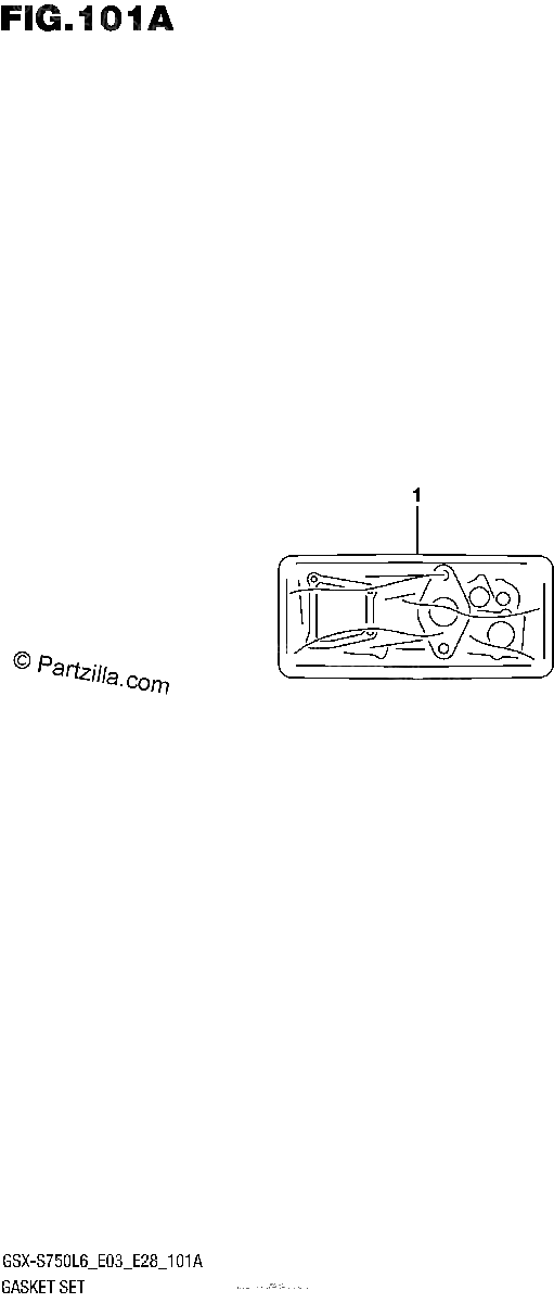 Diagrama de GASKET SET