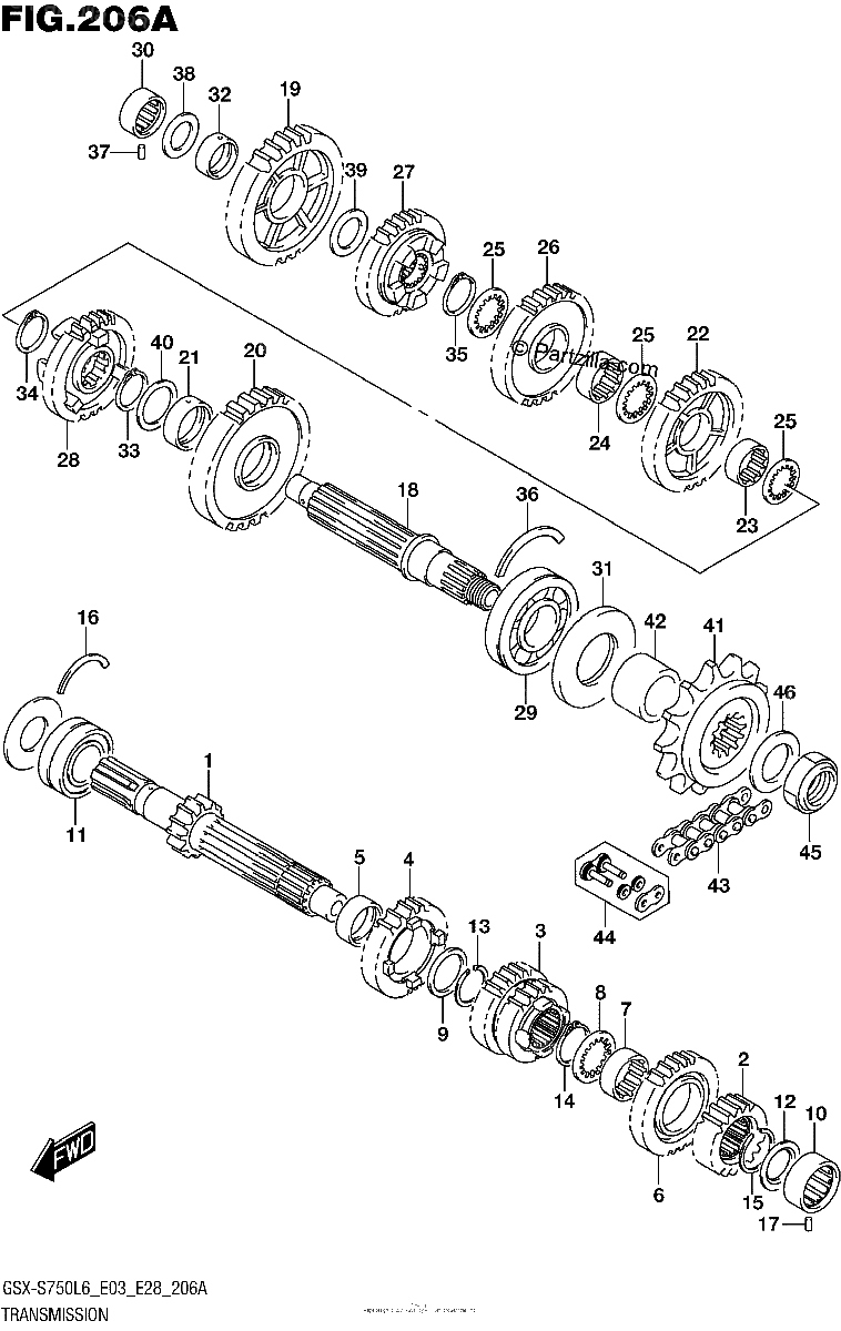 Diagrama de TRANSMISSION