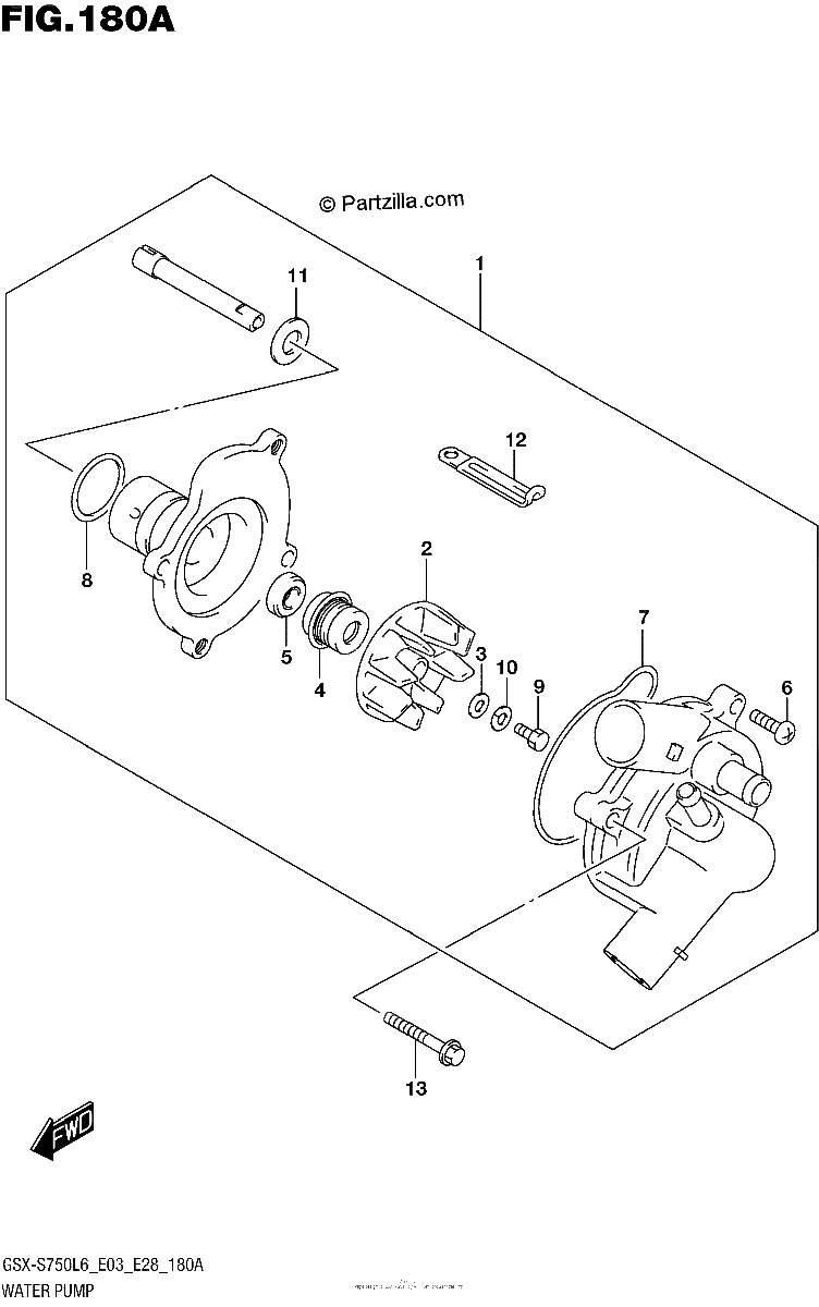 Diagrama de WATER PUMP