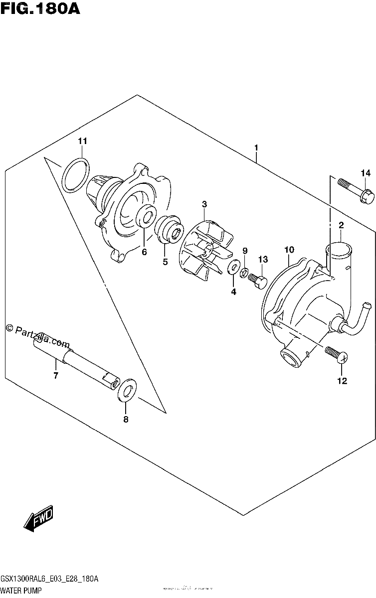 Diagrama de WATER PUMP
