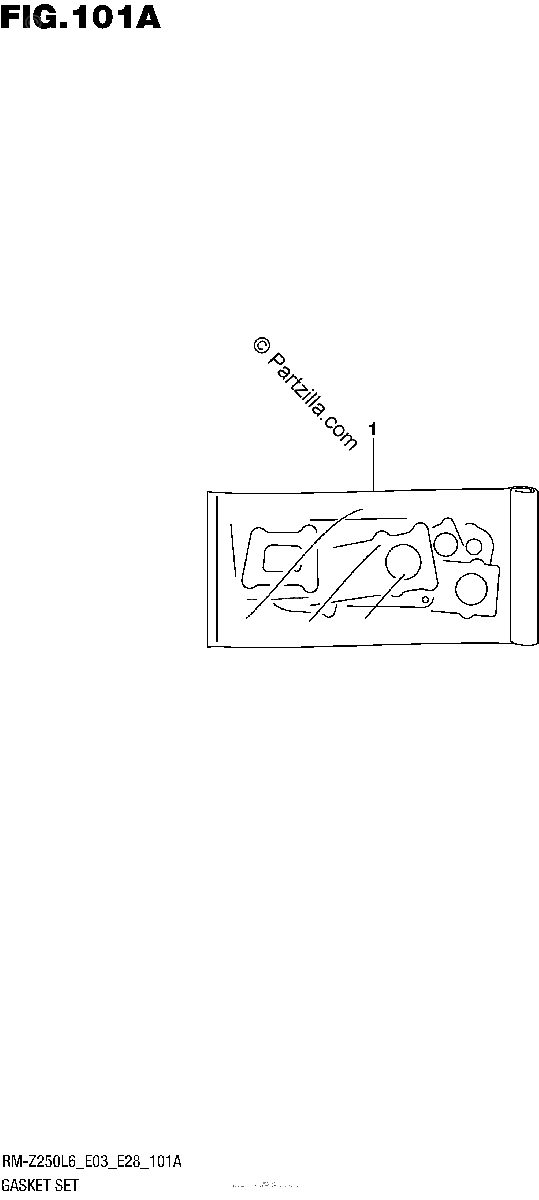 Diagrama de GASKET SET