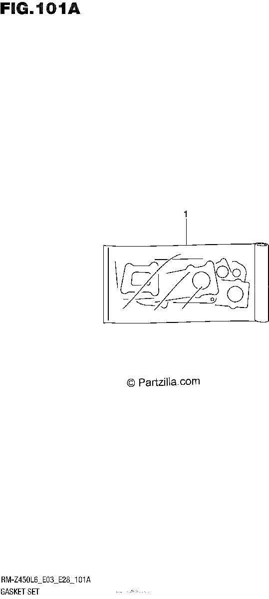 Diagrama de GASKET SET