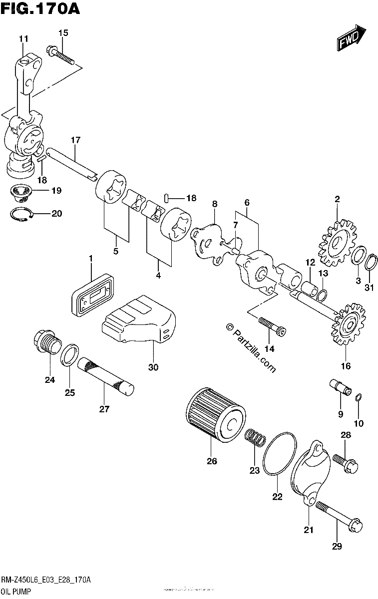 Diagrama de OIL PUMP