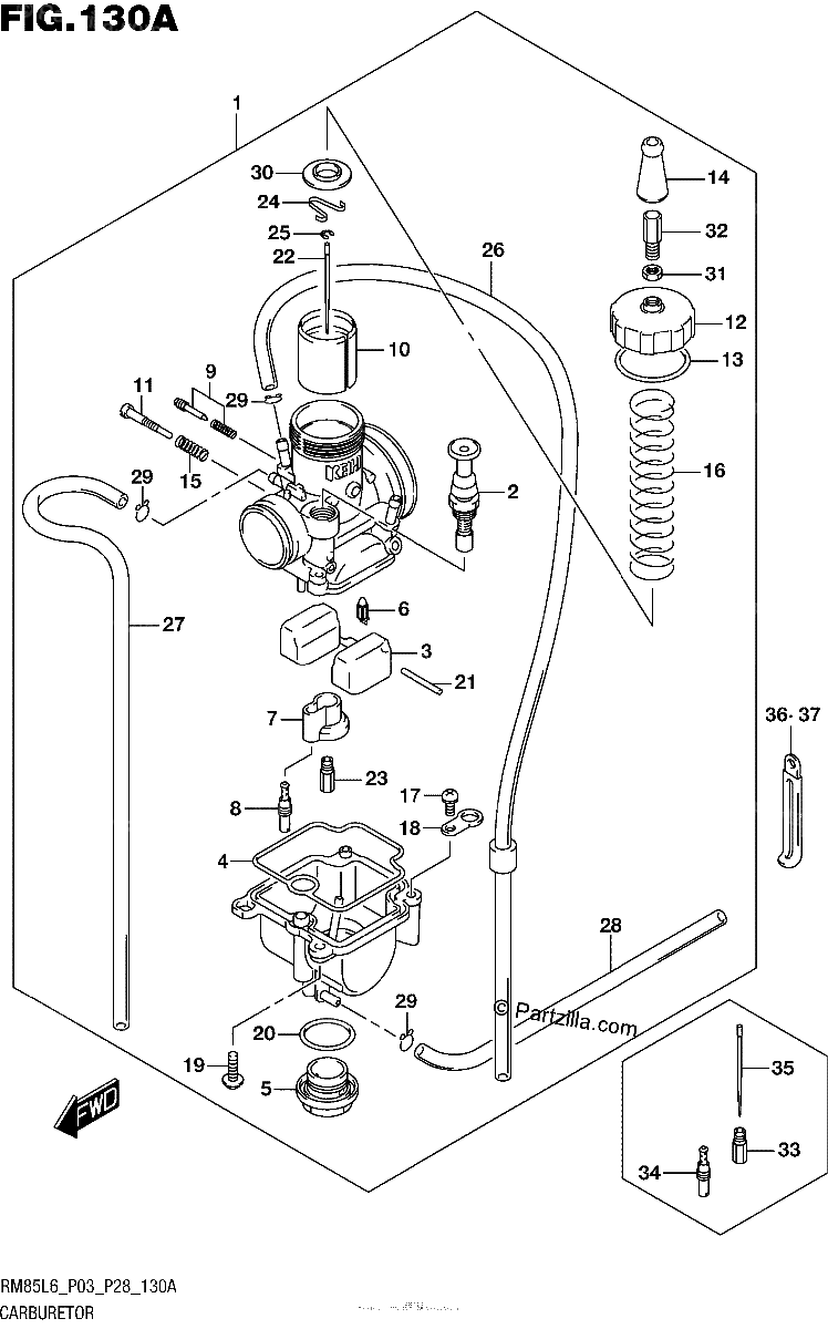 Diagrama de CARBURETOR