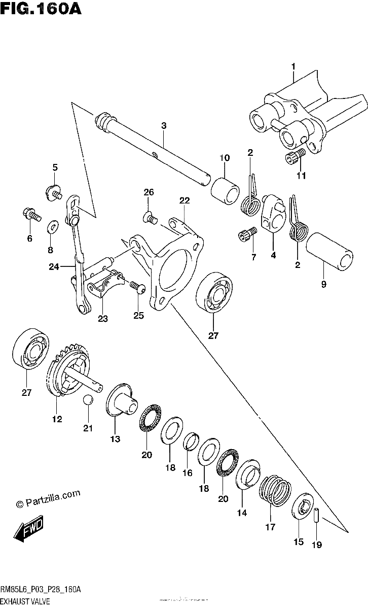 Diagrama de EXHAUST VALVE