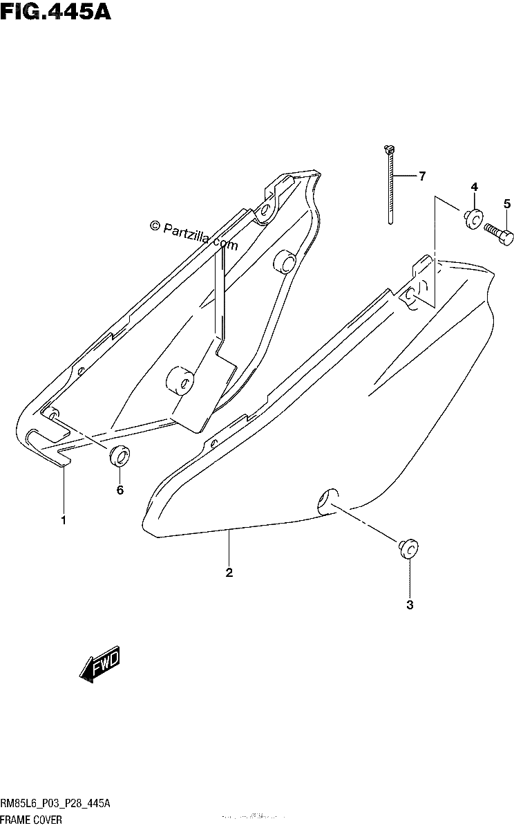 Diagrama de FRAME COVER