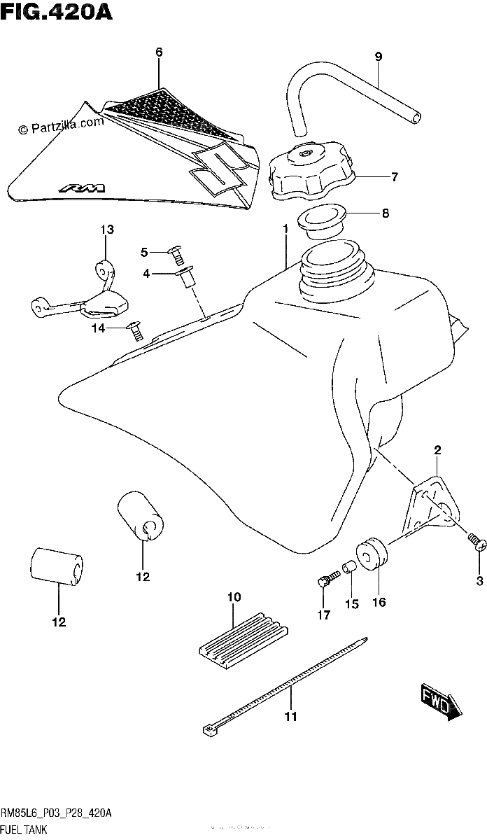 Diagrama de FUEL TANK