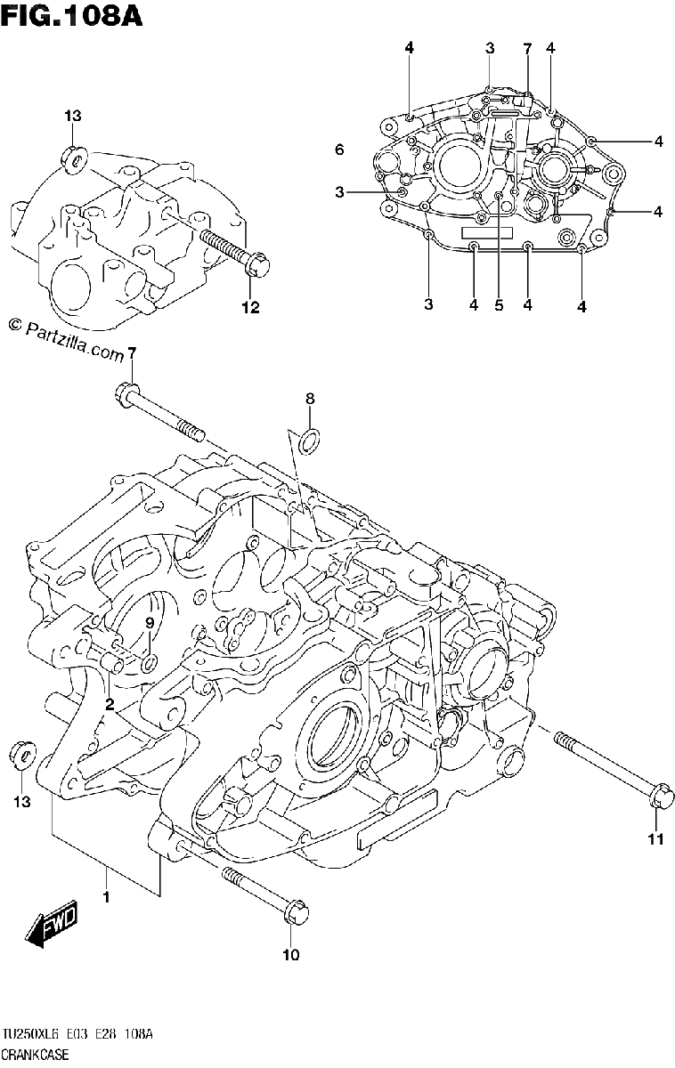 Diagrama de CRANKCASE