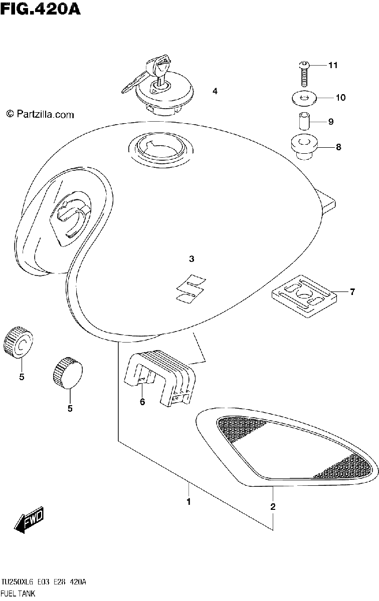 Diagrama de FUEL TANK