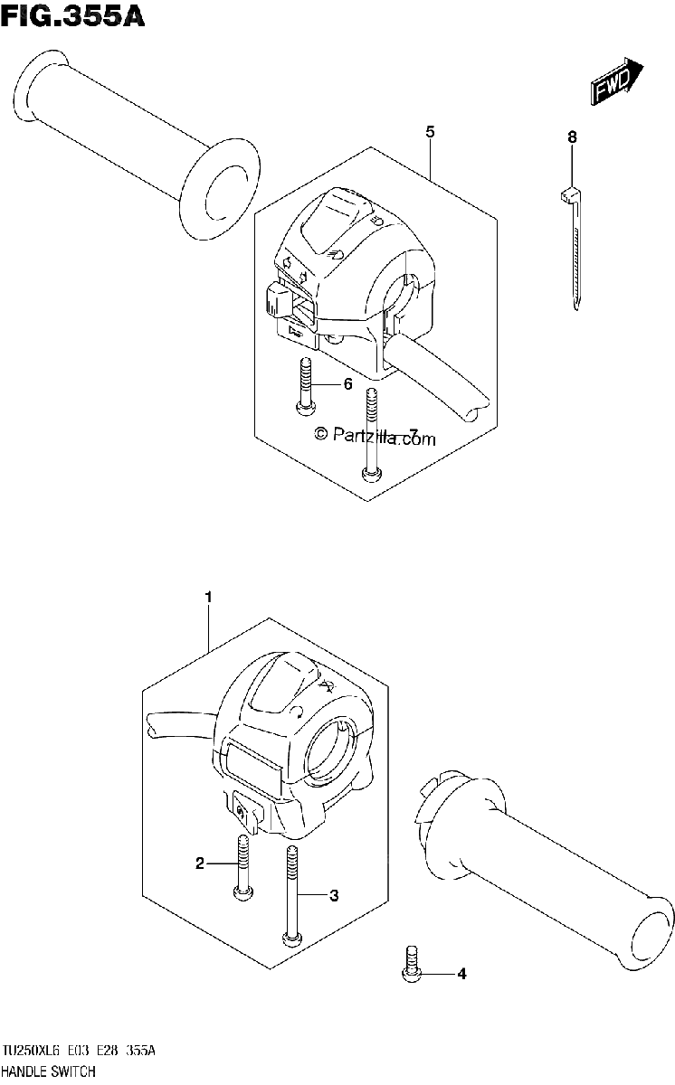 Diagrama de HANDLE SWITCH