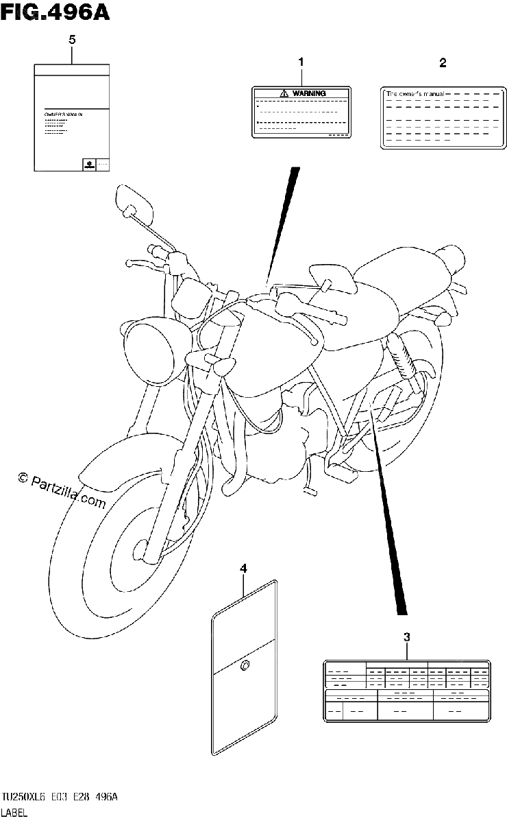 Diagrama de LABEL TU250XL6 E03