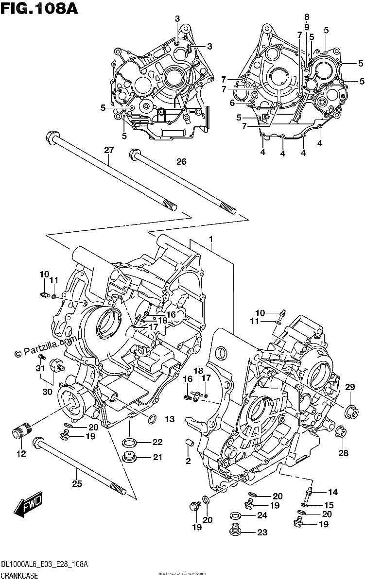 Diagrama de CRANKCASE