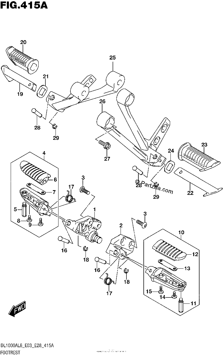 Diagrama de FOOTREST