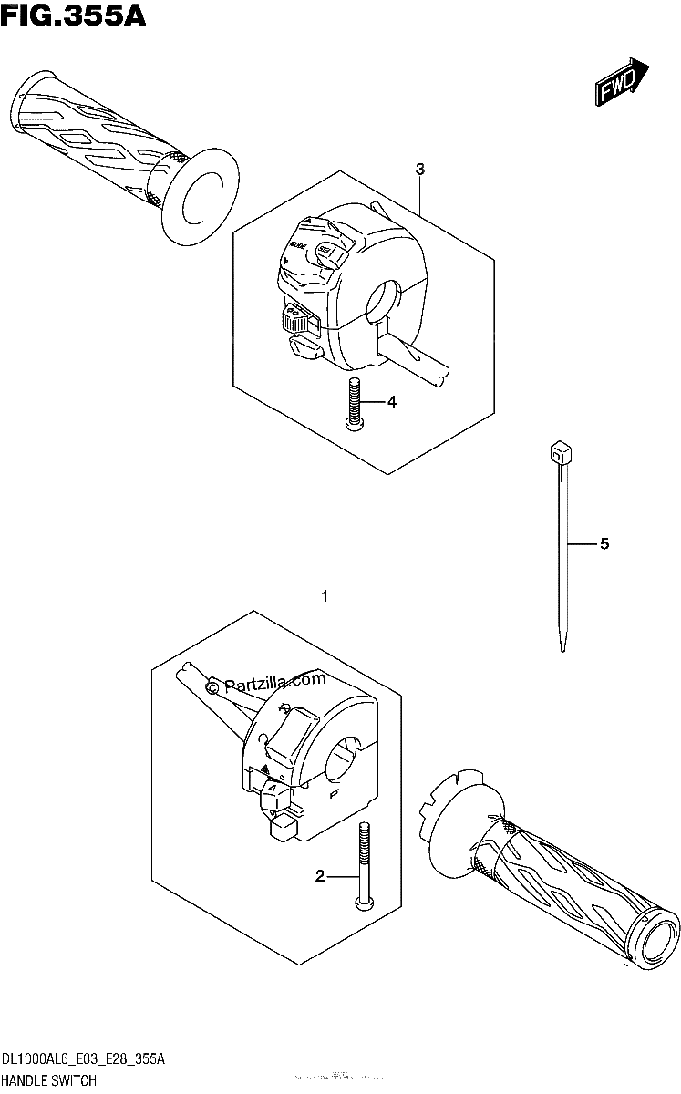 Diagrama de HANDLE SWITCH