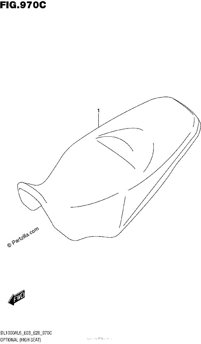 Diagrama de OPTIONAL HIGH SEAT