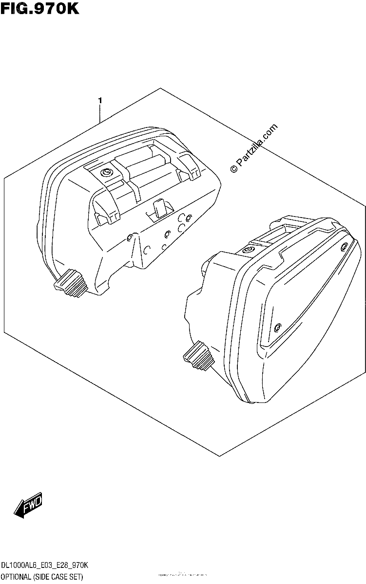Diagrama de OPTIONAL SIDE CASE SET
