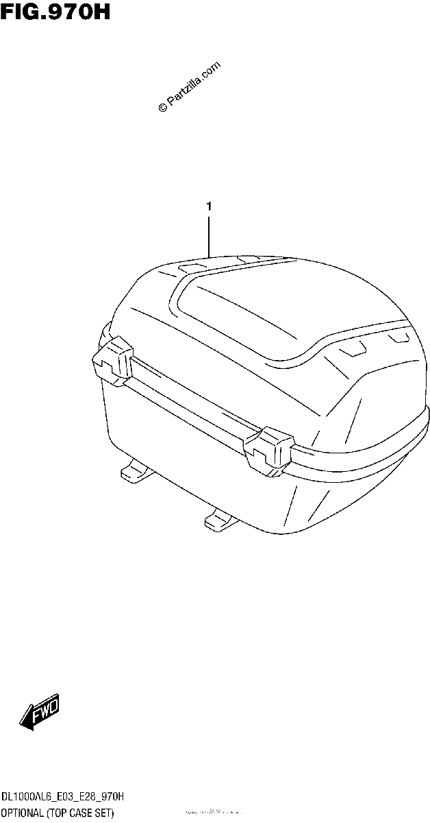 Diagrama de OPTIONAL TOP CASE SET