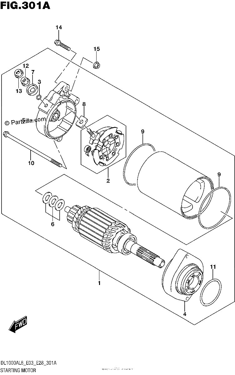 Diagrama de STARTING MOTOR