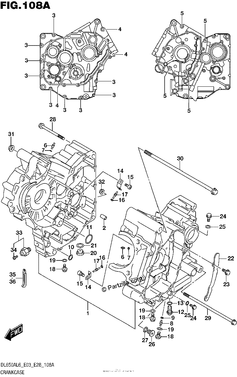 Diagrama de CRANKCASE