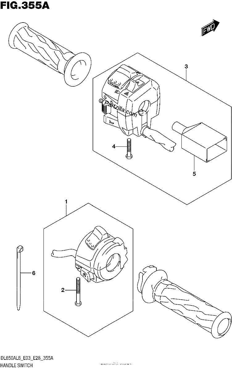 Diagrama de HANDLE SWITCH