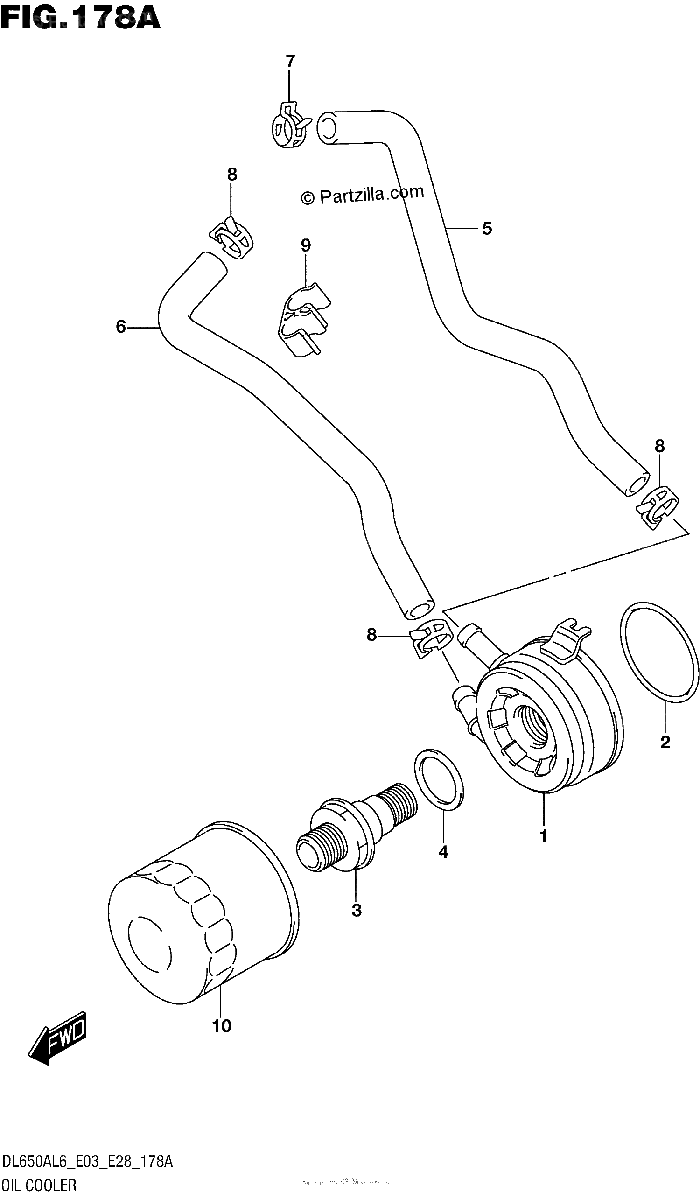 Diagrama de OIL COOLER