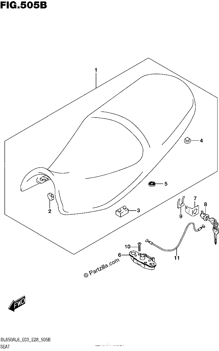 Diagrama de SEAT DL650AL6 E33