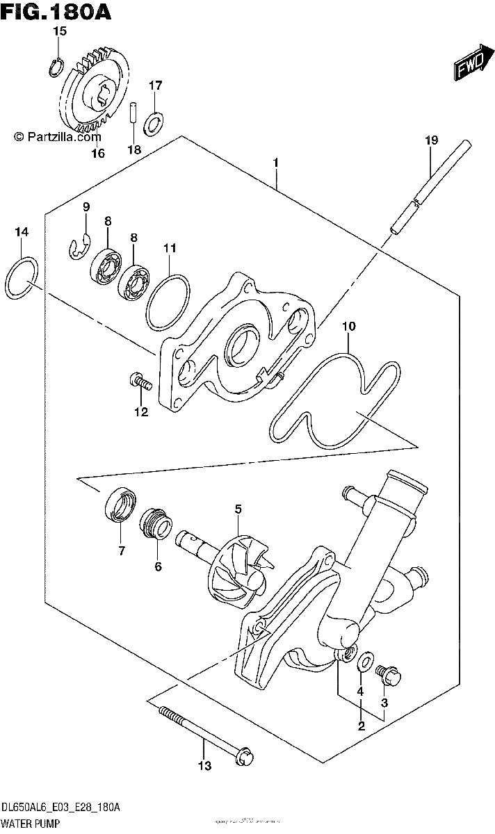 Diagrama de WATER PUMP