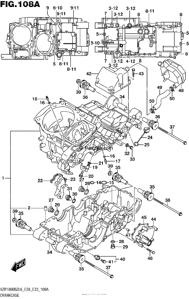 Diagrama de CRANKCASE