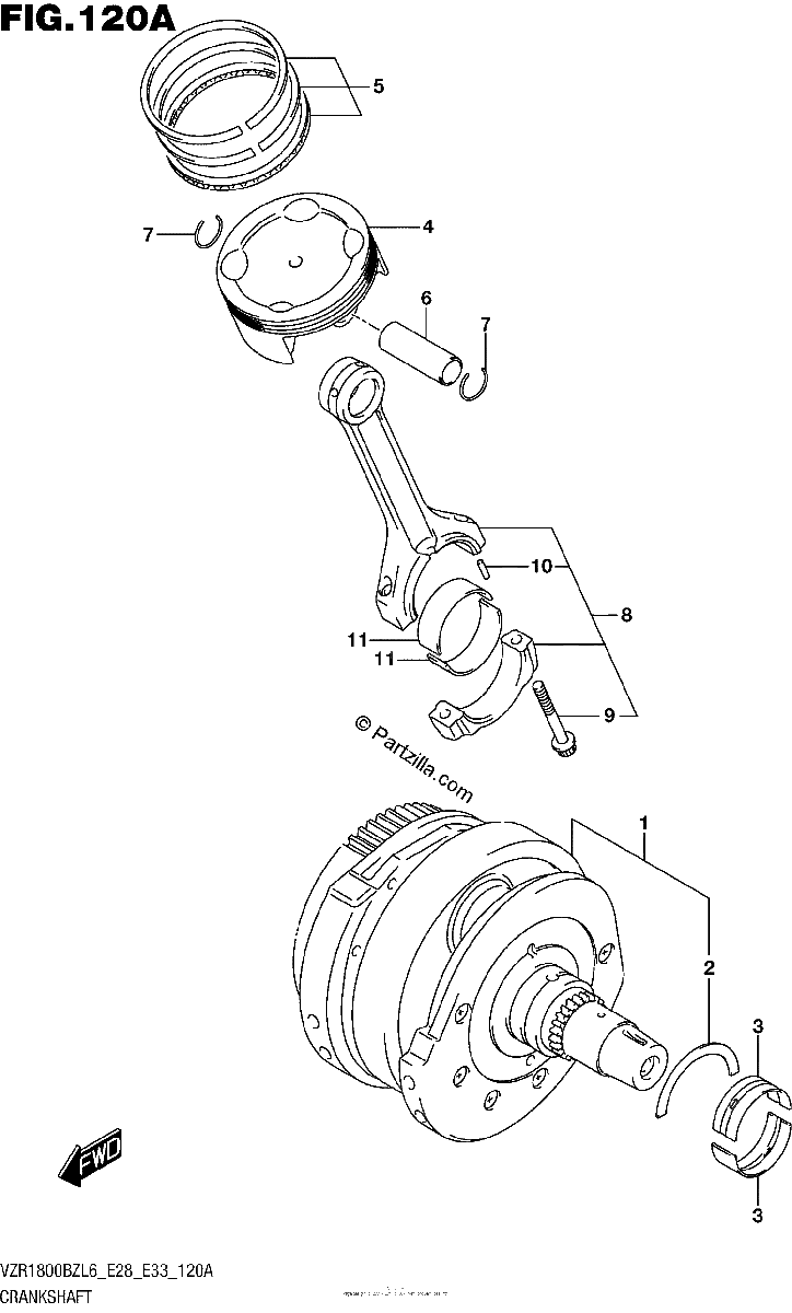 Diagrama de CRANKSHAFT