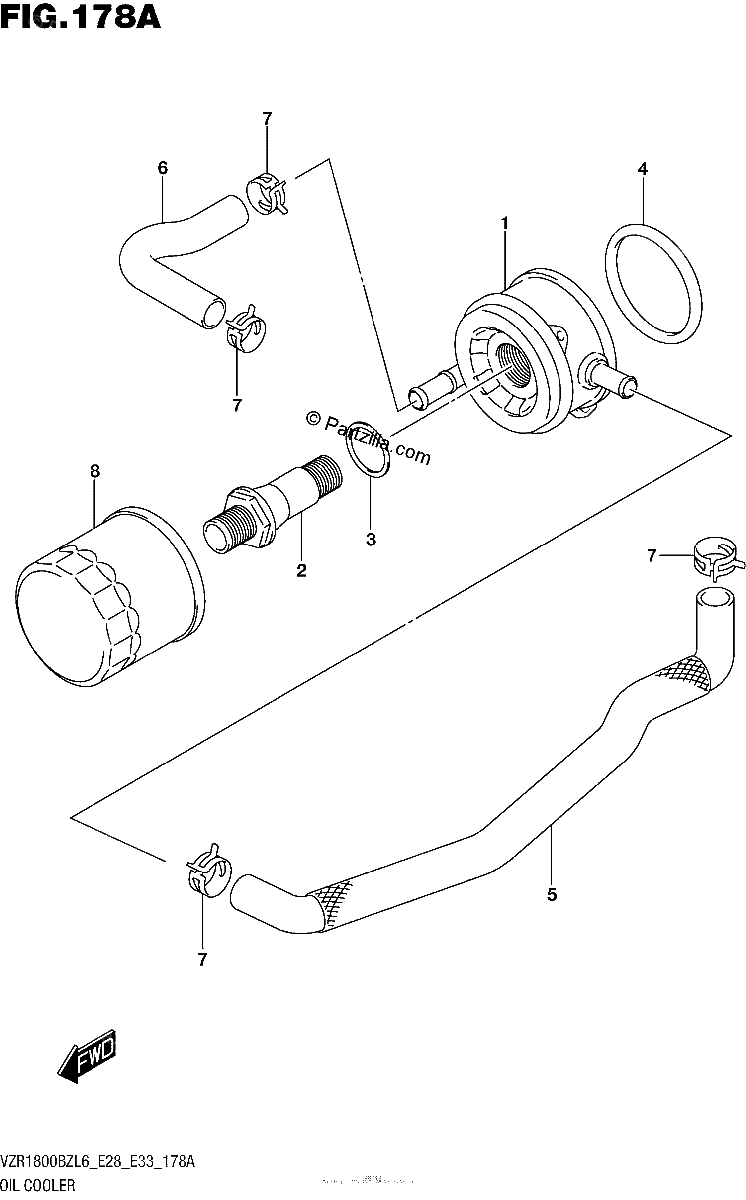 Diagrama de OIL COOLER