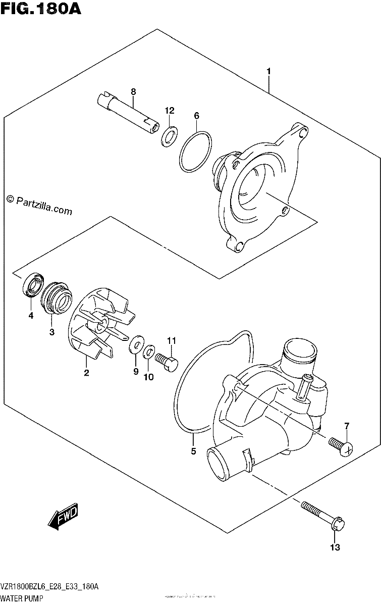 Diagrama de WATER PUMP