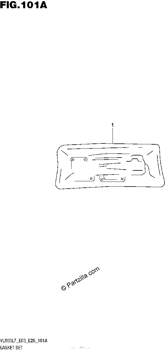 Diagrama de GASKET SET