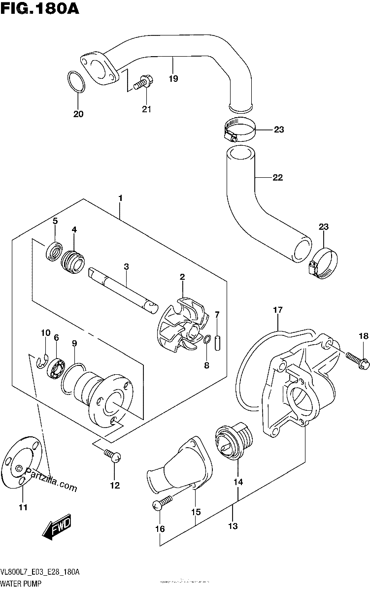 Diagrama de WATER PUMP