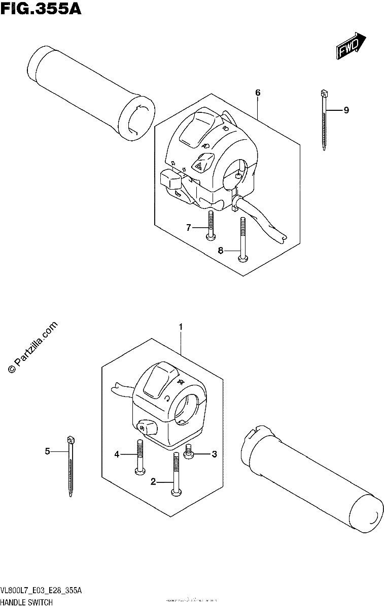 Diagrama de HANDLE SWITCH