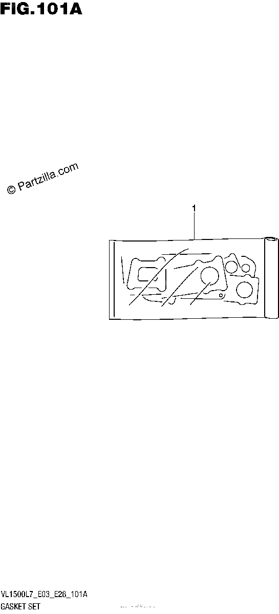 Diagrama de GASKET SET