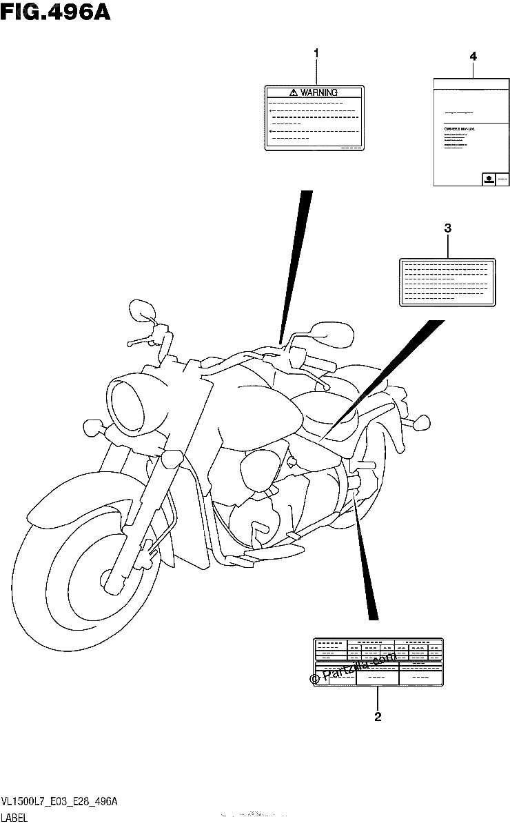 Diagrama de LABEL VL1500BL7 E03