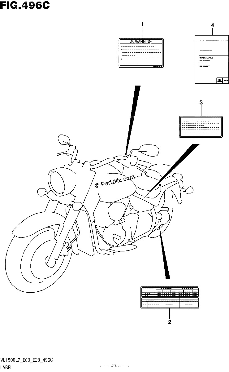 Diagrama de LABEL VL1500BL7 E33