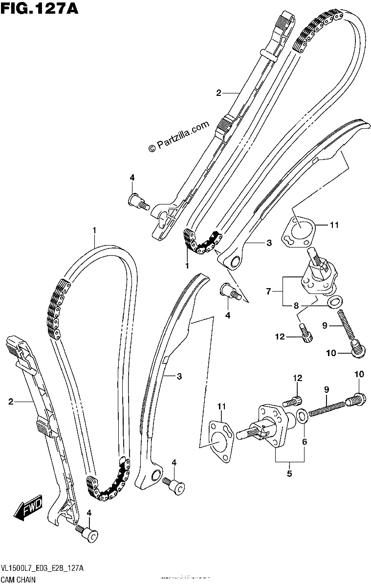 Diagrama de CAM CHAIN