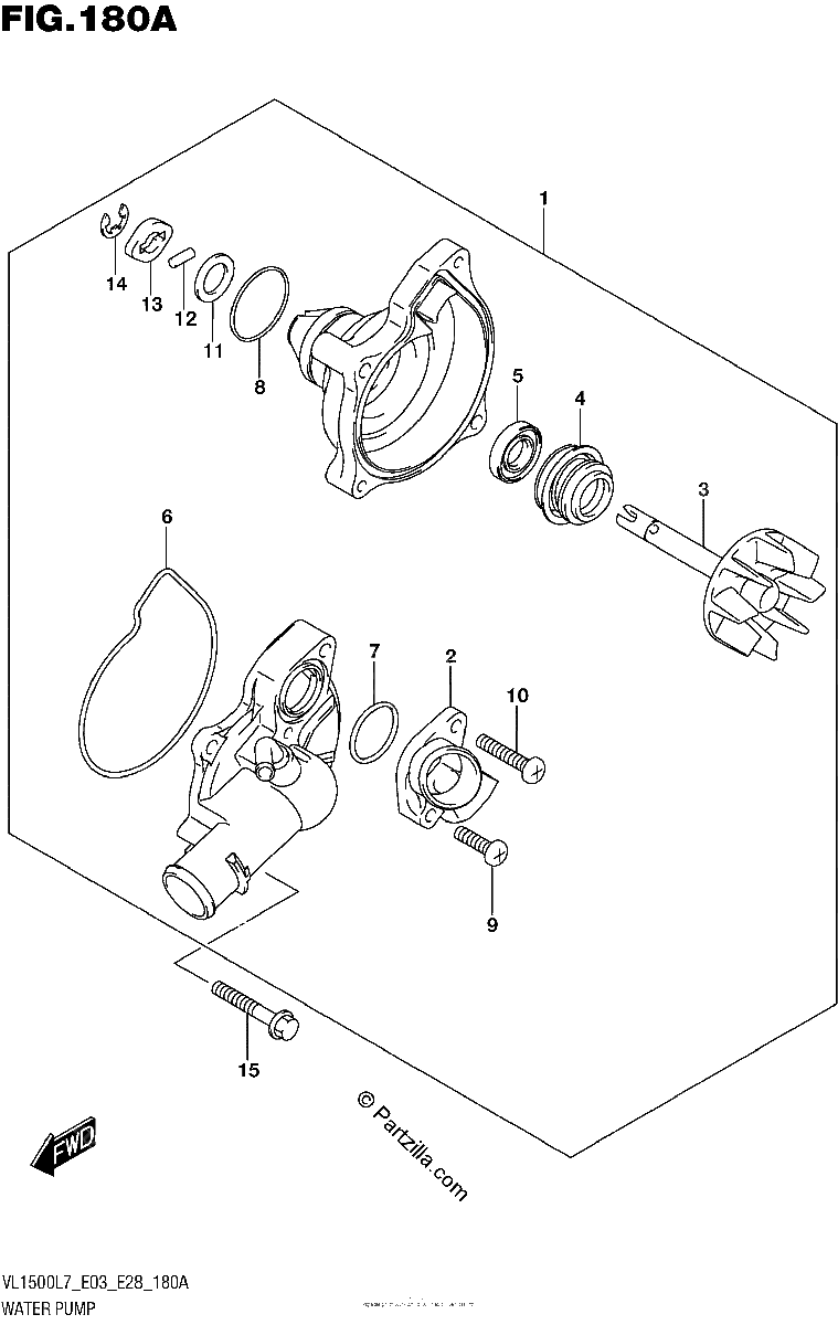 Diagrama de WATER PUMP