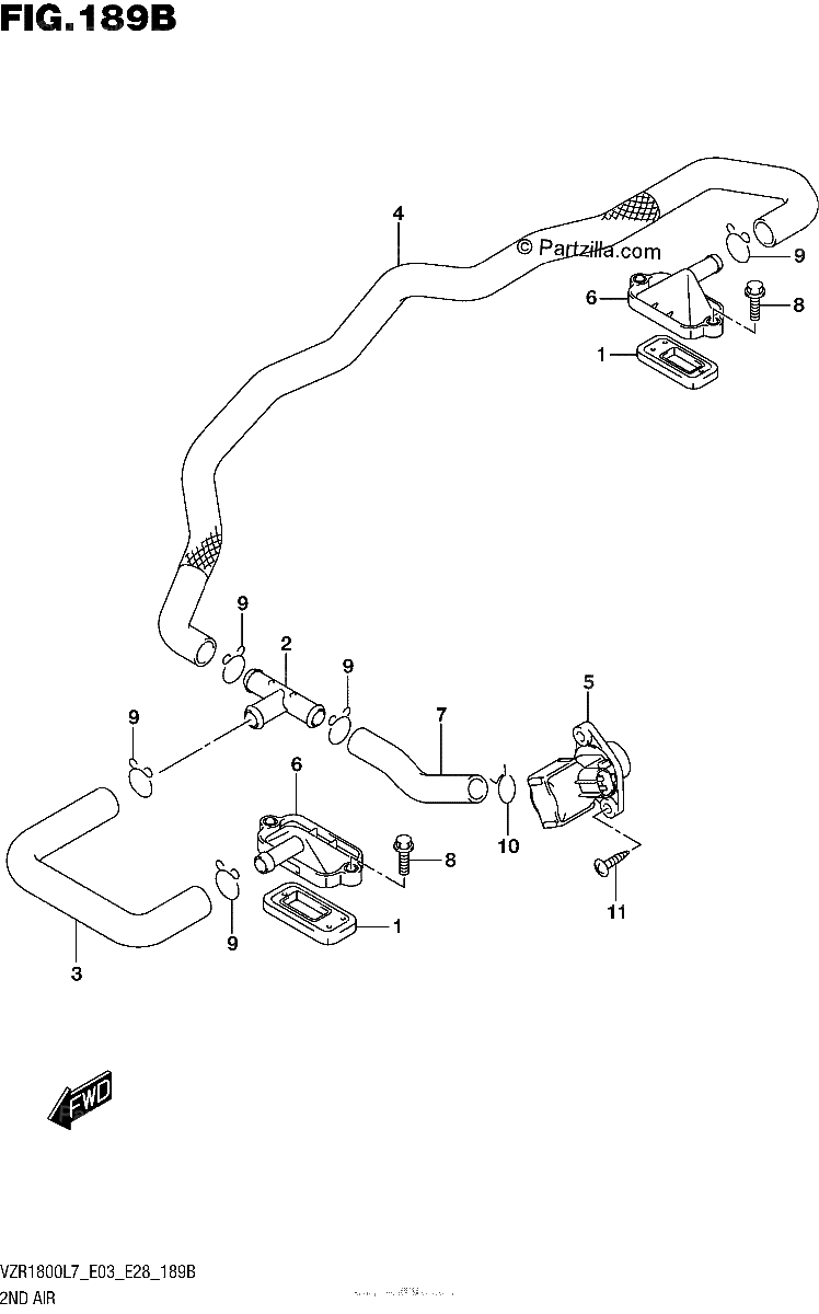 Diagrama de 2ND AIR VZR1800BZL7 E03