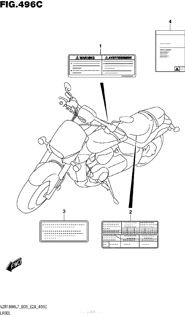 Diagrama de LABEL VZR1800BZL7 E28