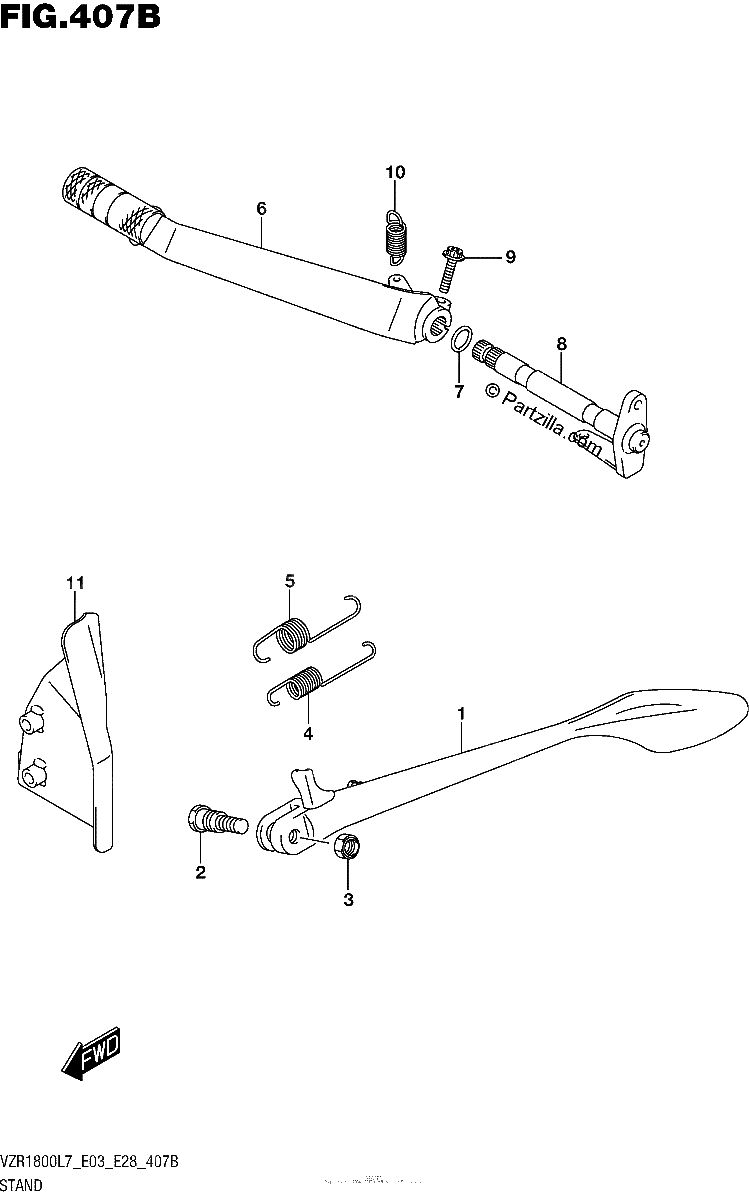 Diagrama de STAND VZR1800BZL7 E03